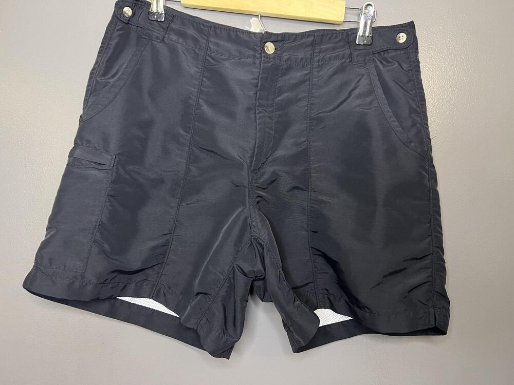 Columbia PFG Cargo Shorts Womens Medium Black Nylon Quick Dry Fishing Beach